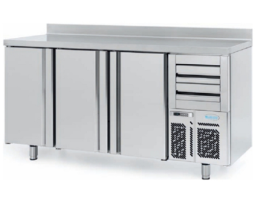 Infrico 3 Door Tall Back Bar Counter with Upstand 510L - FMPP2000
